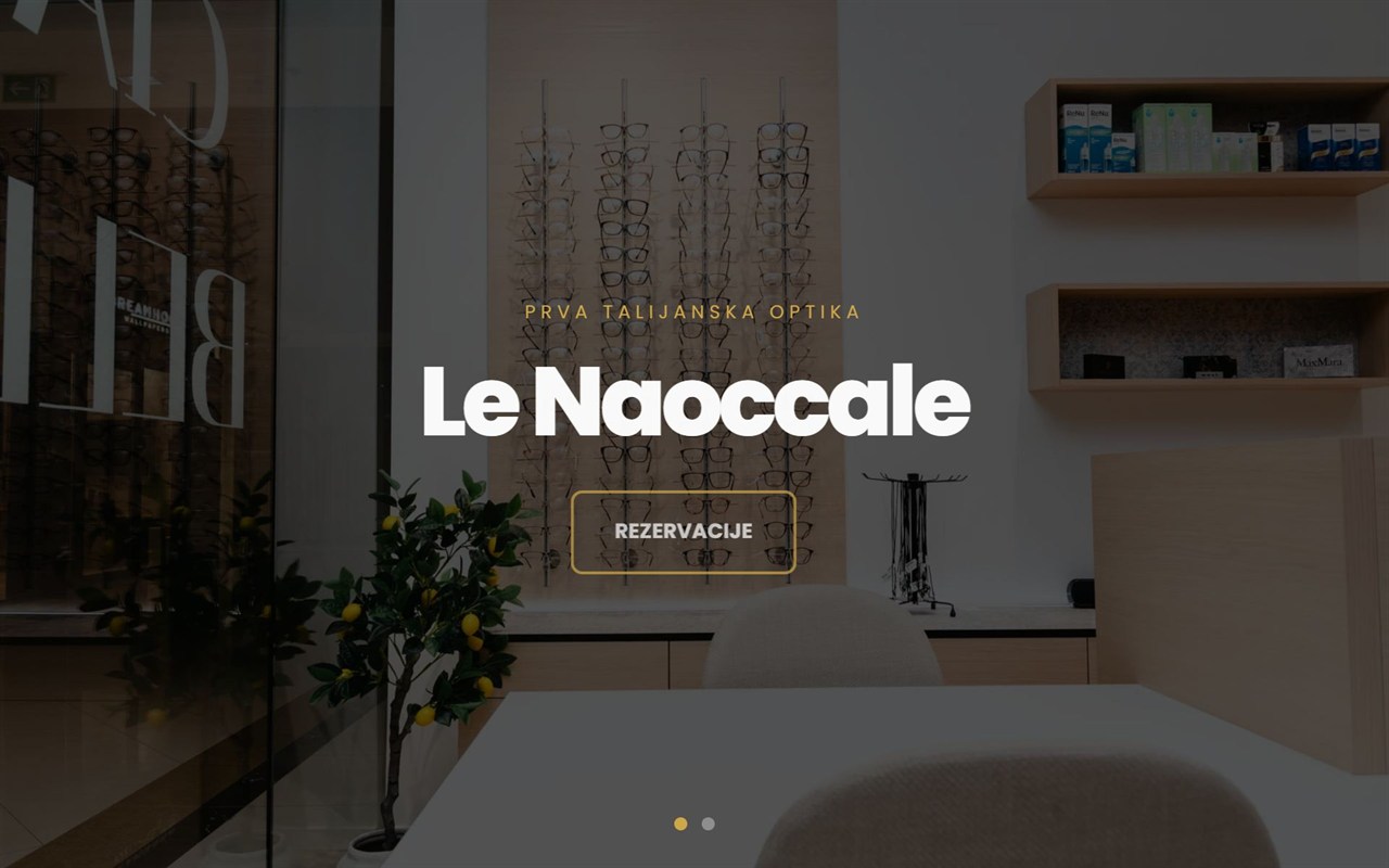 Le Naoccale web stranica